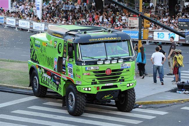 Czech Dakar tým na startu Dakaru 2011, foto týmu