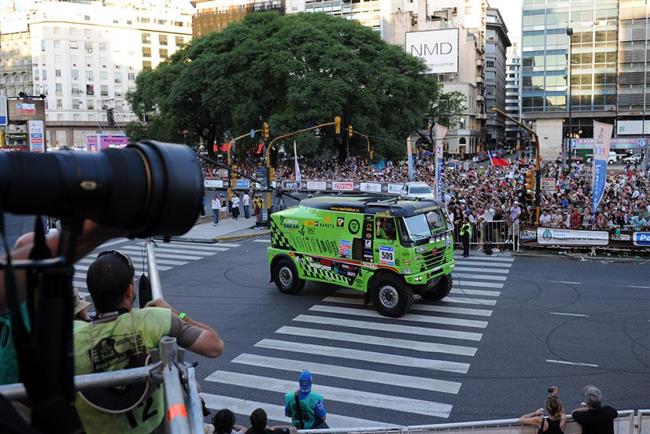 Czech Dakar tým na startu Dakaru 2011, foto týmu