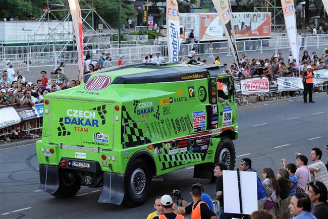 Martin Kolom v cli druh etapy saharsk El Chott rallye 2011