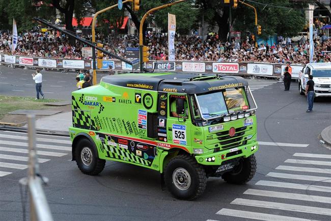 Czech Dakar tým na startu Dakaru 2011, foto týmu
