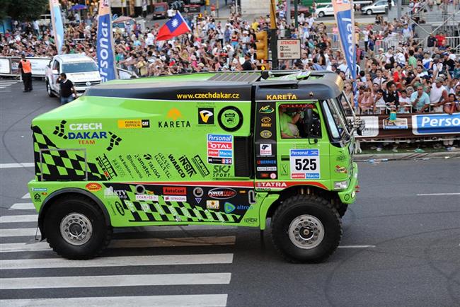 Martin Kolom v cli druh etapy saharsk El Chott rallye 2011