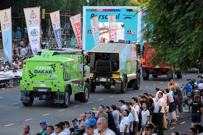 Czech Dakar tým na startu Dakaru 2011, foto týmu