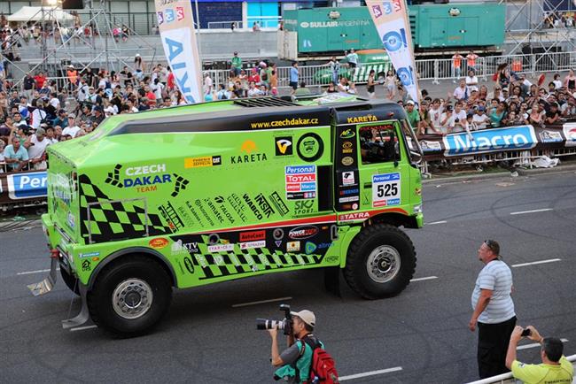 Czech Dakar tým na startu Dakaru 2011, foto týmu