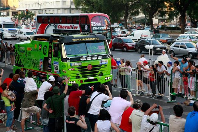 Czech Dakar tým na startu Dakaru 2011, foto týmu
