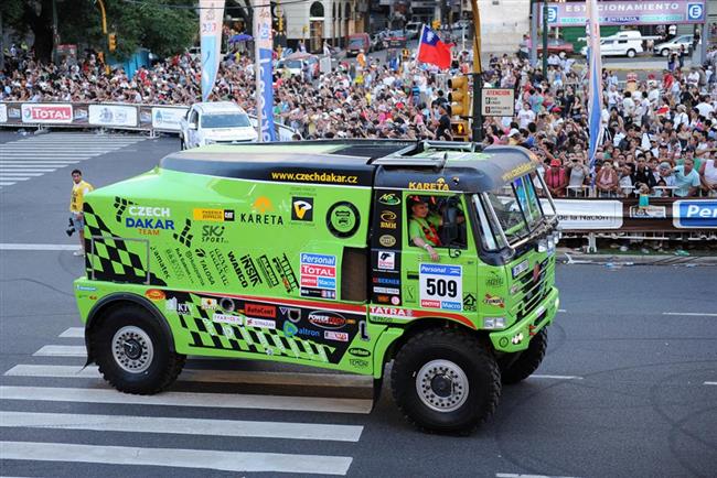 Czech Dakar tým na startu Dakaru 2011, foto týmu