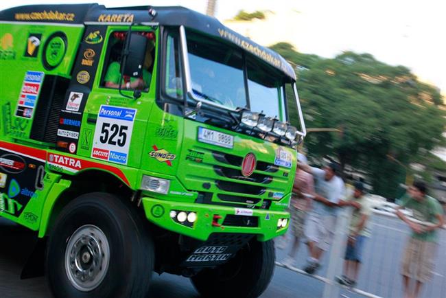 Czech Dakar tým na startu Dakaru 2011, foto týmu