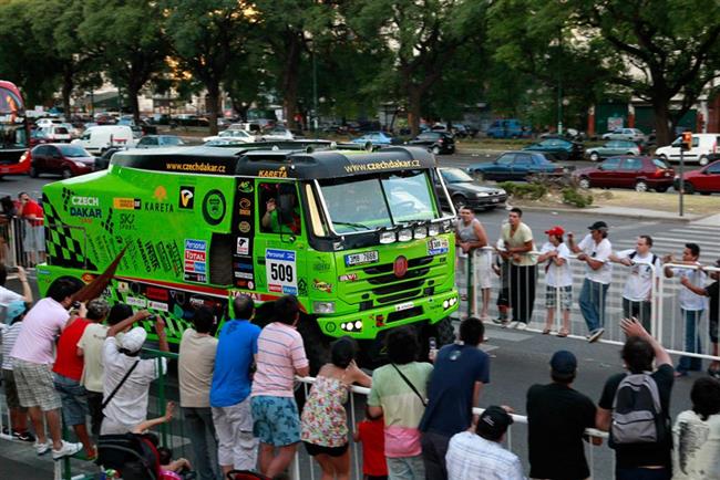 Czech Dakar tým na startu Dakaru 2011, foto týmu