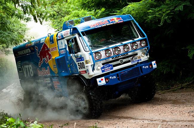 Kamaz vyr na Dakar 2012 bez agina a tak bez Kabirova, pesto v pln sle.