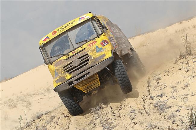 Silk Way 2011: Aleš Loprais s vítěznou Tatrou objektivem Petra Luska