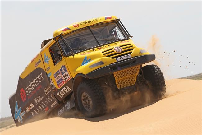 Silk Way 2011: Aleš Loprais s vítěznou Tatrou objektivem Petra Luska