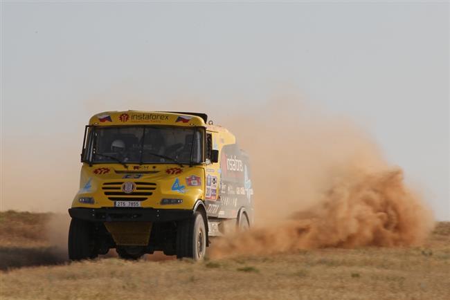 Silk Way 2011: Aleš Loprais s vítěznou Tatrou objektivem Petra Luska