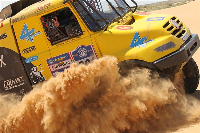 Silk Way 2011: Aleš Loprais s vítěznou Tatrou objektivem Petra Luska