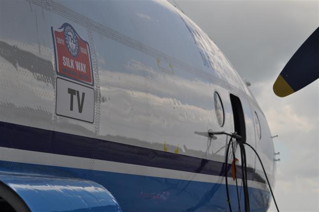 Silk Way 2011 - cíl 1. etapy ještě, než dorazili první závodníci