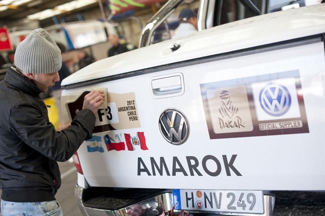 VW opt oficilnm dodavatelem Dakaru. Dod vozy Amarok, Multivan a Crafter.