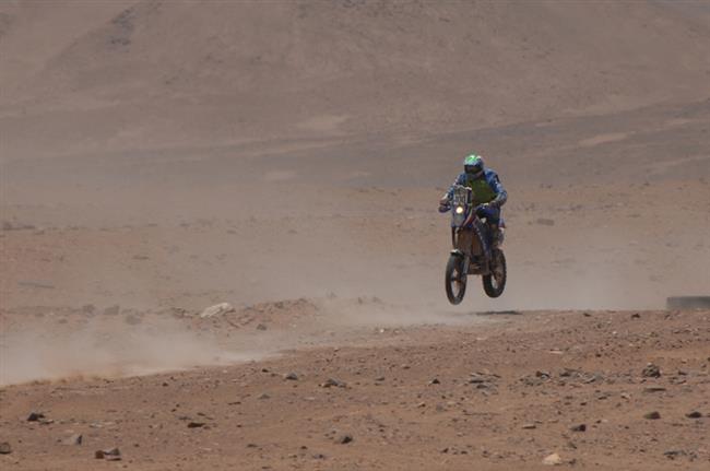 Dakar 2012 - tak Martin Kolom si lehl na bok