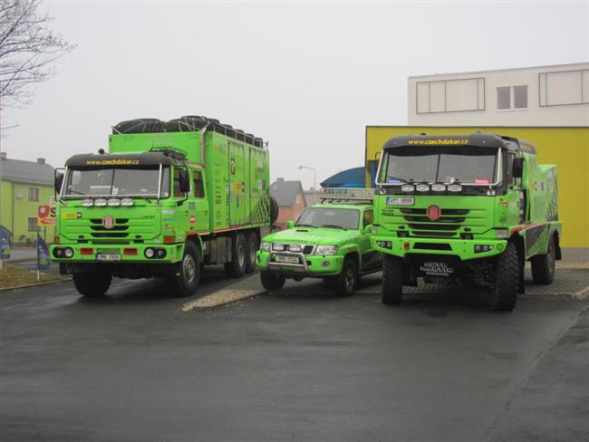 Technika CDT - odjezd do Le Havre a na Dakar 2012