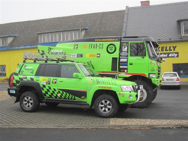 Technika CDT - odjezd do Le Havre a na Dakar 2012