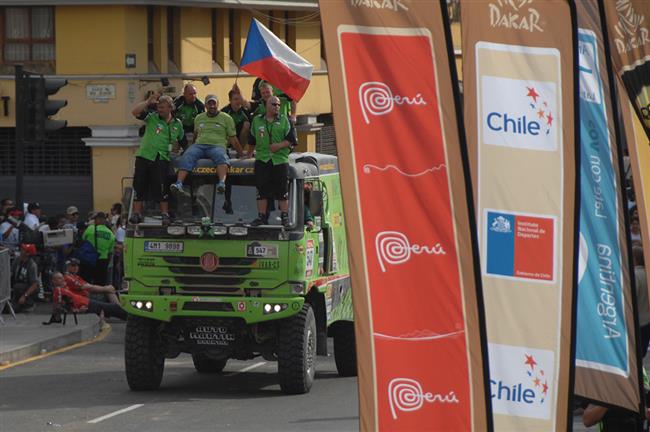 Dakar 2012 - technika CDT v cíli závodu