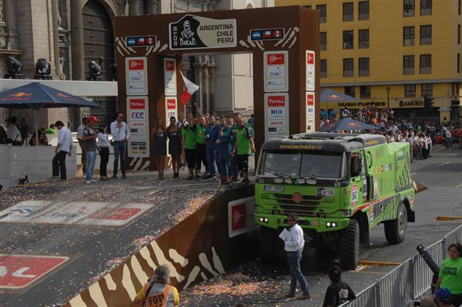 Dakar 2012 - technika CDT v cíli závodu