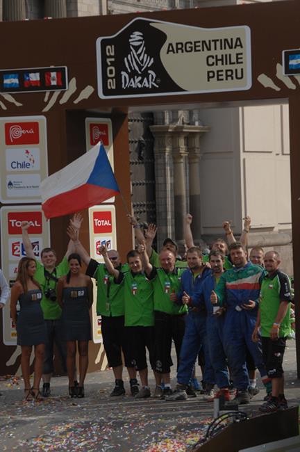 Dakar 2012 - technika CDT v cíli závodu