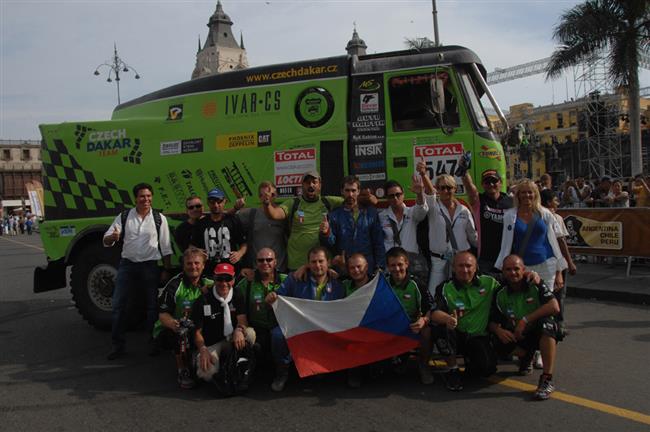 Dakar 2012 - technika CDT v cíli závodu