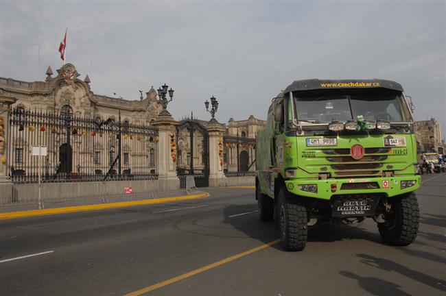 Dakar 2012 - technika CDT v cíli závodu