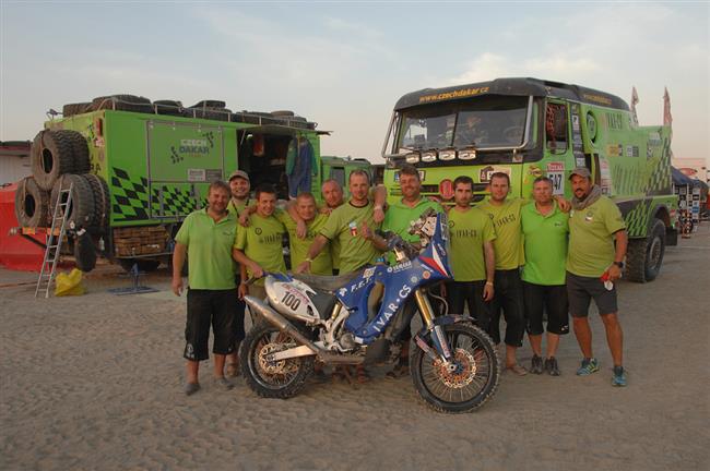 Dakar 2012 - technika CDT v cíli závodu