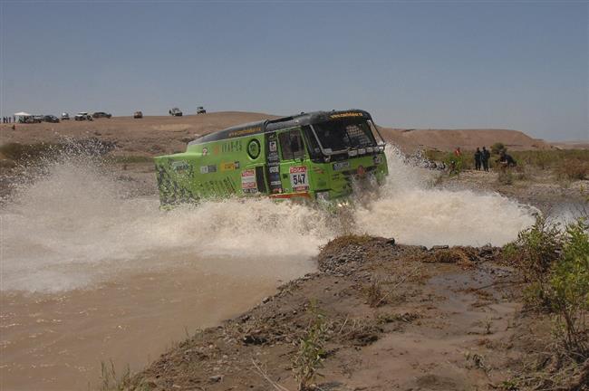 Dakar 2012 a jeho posledn krtk etapa na trase Pisco Lima