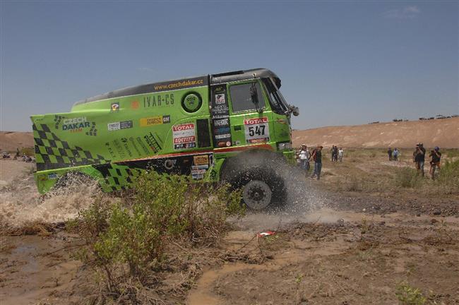 Dakar 2012 a 11. etapa s hlubokm brodem