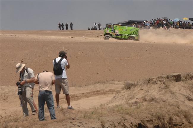 Dakar 2012 a jeho posledn krtk etapa na trase Pisco Lima