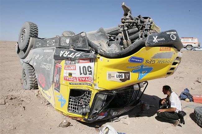 Dakar 2012 a torzo Tatry Aleše Lopraise po veliké boudě