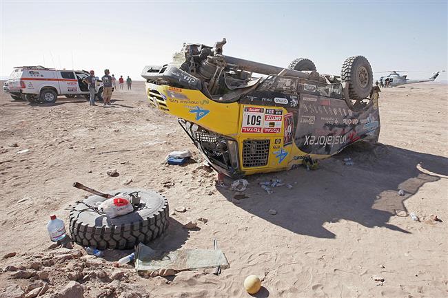 Dakar 2012 a torzo Tatry Alee Lopraise po velik boud