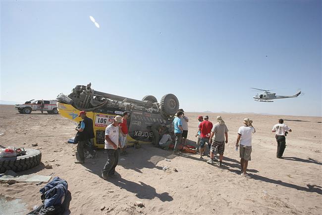 Dakar 2012 skonil: U Loprais smutek nad zkzou Jamalu i radost z Bonverky v cli