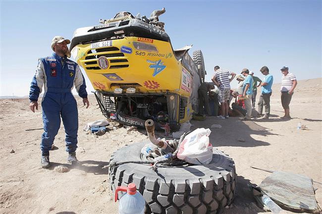Dakar 2012 a torzo Tatry Aleše Lopraise po veliké boudě