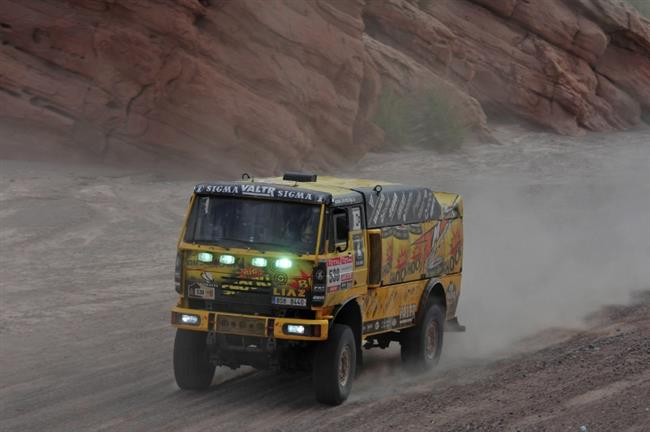 Dakar 2012 a technika KM Racing týmu v jeho první půlce