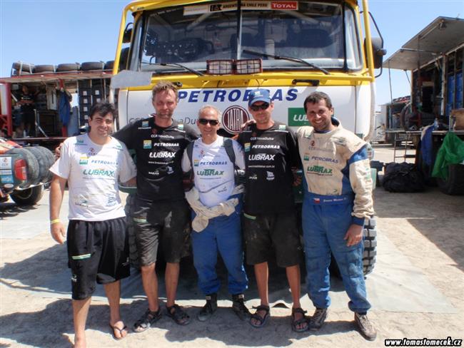 Dakar 2012 a Andre de Azevedo a jeho posdka s Tatrou  v akci