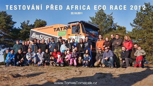 Oranovoern tatrovka Tome Tomeka testovala v pscch na africk Dakar.
