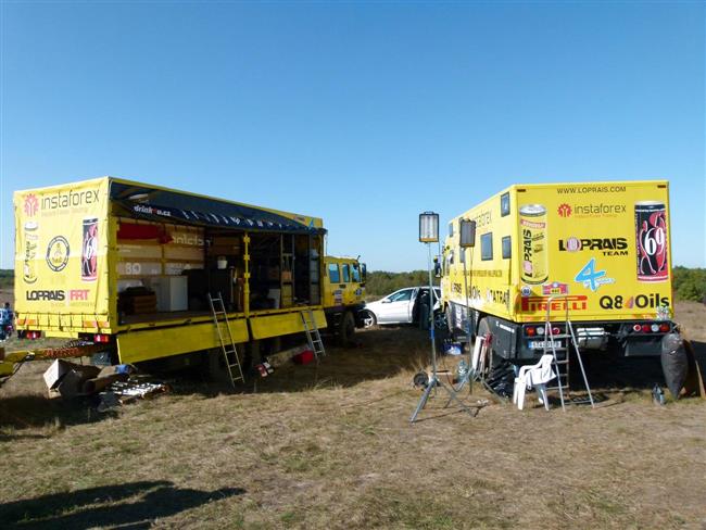 Testy Loprais tmu na Slovensku na Dakar 2012