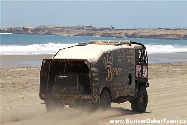 Dakar 2012 a pedposledn  rozplen etapa pro Tome Vrtnho a spol.