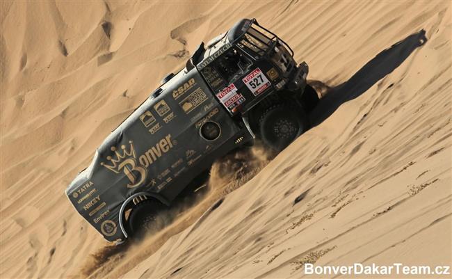 Dakar 2012 a Tomáš Vrátný s Tatrou ve velkých dunách