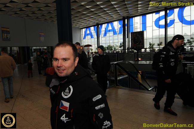 Dakar 2012 - odjezd Pendolínem Lopraisů i Vrátného a spol