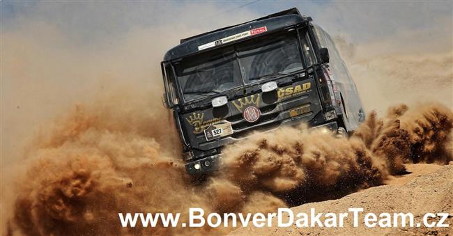 Dakar 2012 a ohldnut Petra Luska za vystoupenm Bonver tmu