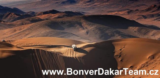 Dakar 2012 a ohldnut Petra Luska za vystoupenm Bonver tmu