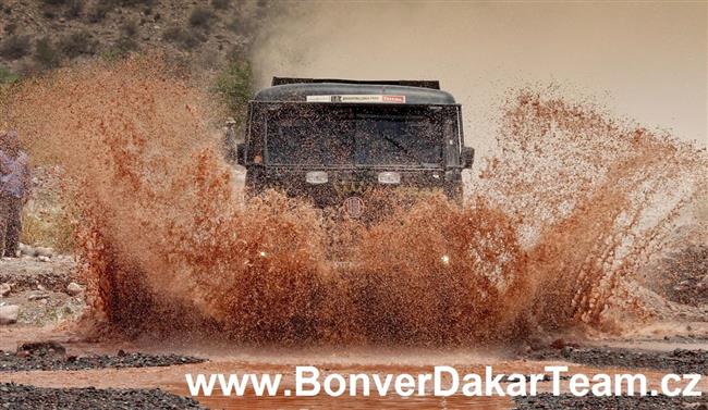 Dakar 2012 a ohldnut Petra Luska za vystoupenm Bonver tmu