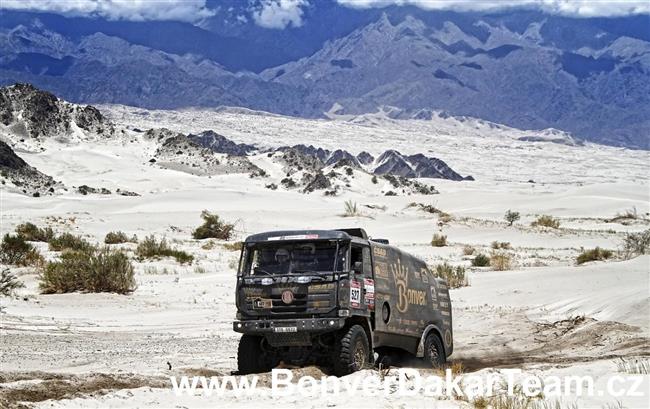 Dakar 2012 a ohldnut Petra Luska za vystoupenm Bonver tmu