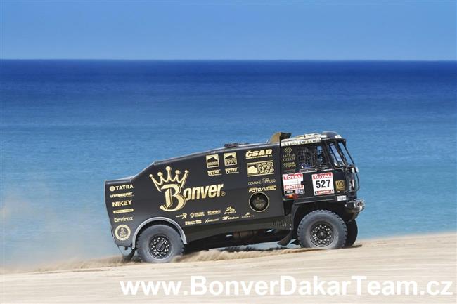 Dakar 2012 a ohldnut Petra Luska za vystoupenm Bonver tmu