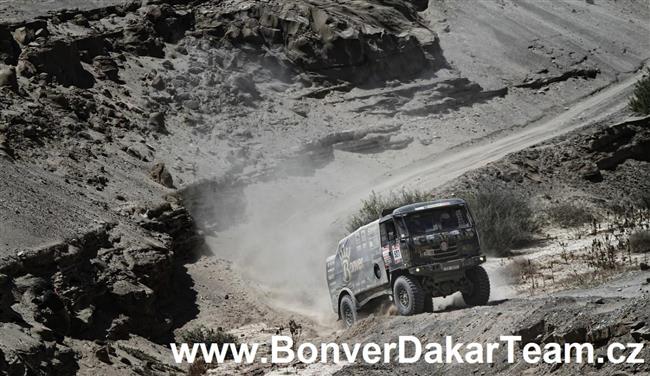 Dakar 2012 a ohldnut Petra Luska za vystoupenm Bonver tmu