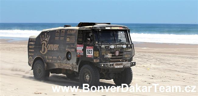 Dakar 2012 a ohldnut Petra Luska za vystoupenm Bonver tmu