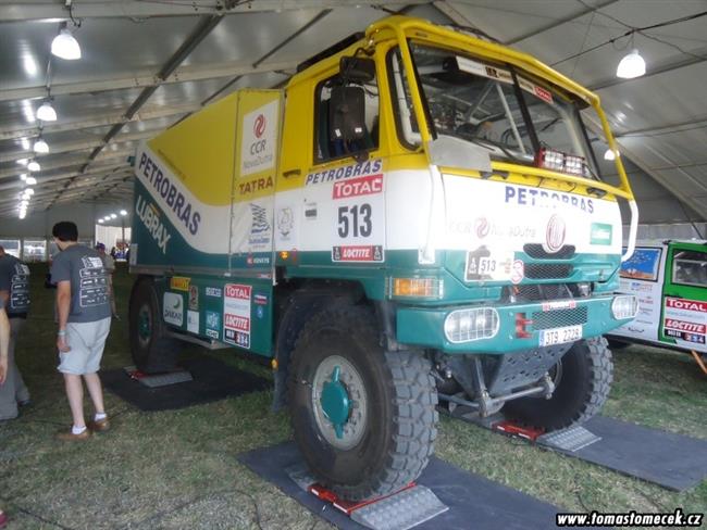 Dakar 2012- technické přejímky Tatry André Azeveda