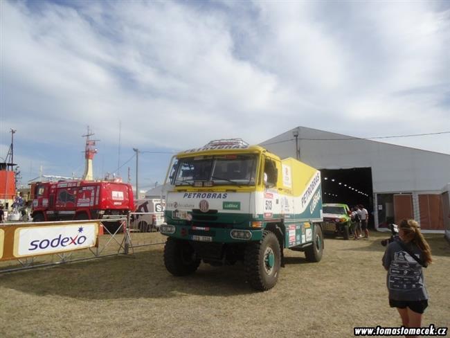 Dakar 2012- technické přejímky Tatry André Azeveda